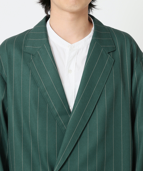 JOURNAL STANDARD（ジャーナルスタンダード）の「【DADS】“ストライプWジャケット+ストライプパンツの2点SET” セットアップ（セットアップ・メンズ・ベージュ/ネイビー/グリーン・SMALL/MEDIUM/LARGE）」の12枚目の写真