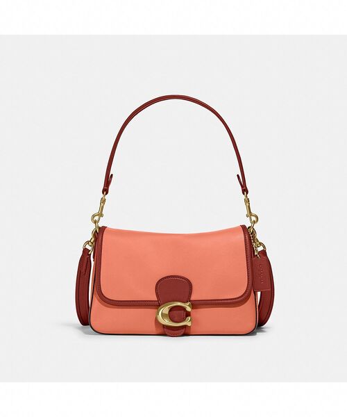 COACH コーチソフト 2wayタビーショルダー バッグ カラーブロック COACH（コーチ）の「ソフト タビー ショルダー バッグ カラー