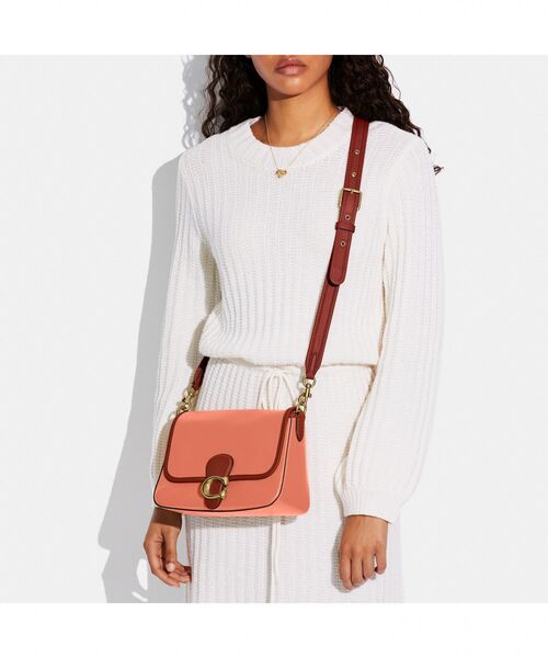 COACH コーチソフト 2wayタビーショルダー バッグ カラーブロック COACH（コーチ）の「ソフト タビー ショルダー バッグ カラー