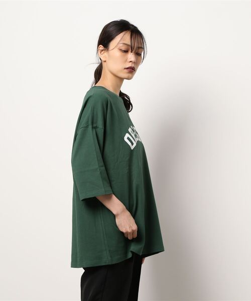 coca(coca)(コカ)の「ビッグシルエットプリントTee(Tシャツ/カットソー・レディース・ホワイト/ライトグレー/グリーン・ONE SIZE)」の22枚目の写真