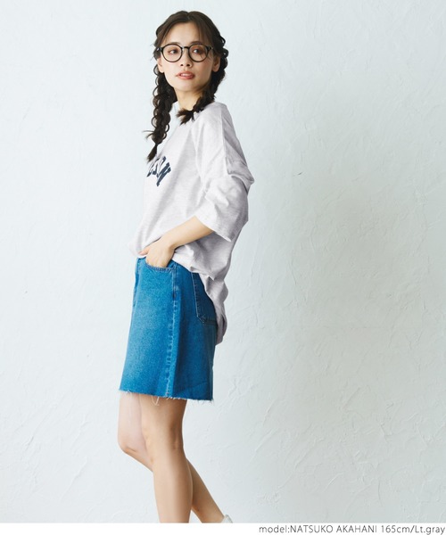 coca(coca)(コカ)の「ビッグシルエットプリントTee(Tシャツ/カットソー・レディース・ホワイト/ライトグレー/グリーン・ONE SIZE)」の20枚目の写真