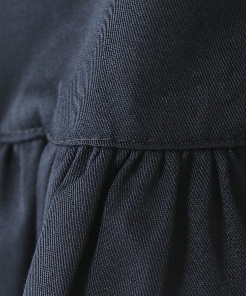 ikka（イッカ）の「【キッズ】フレアTシャツ／フリルパンツセットアップ（120~160cm）（Tシャツ/カットソー・キッズ・ライトグレー/ライトパープル・120/130/140/150/160）」の5枚目の写真