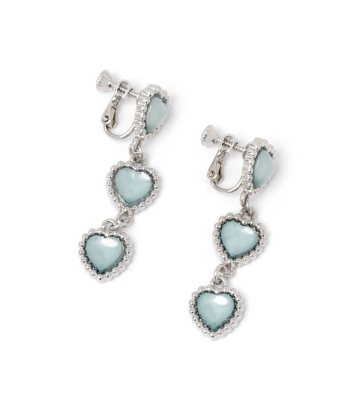 Me%（ミィパーセント）の「トリプルハートイヤリング（イヤリング・レディース・イエロー/グレー/ブラック・FREE）」の16枚目の写真