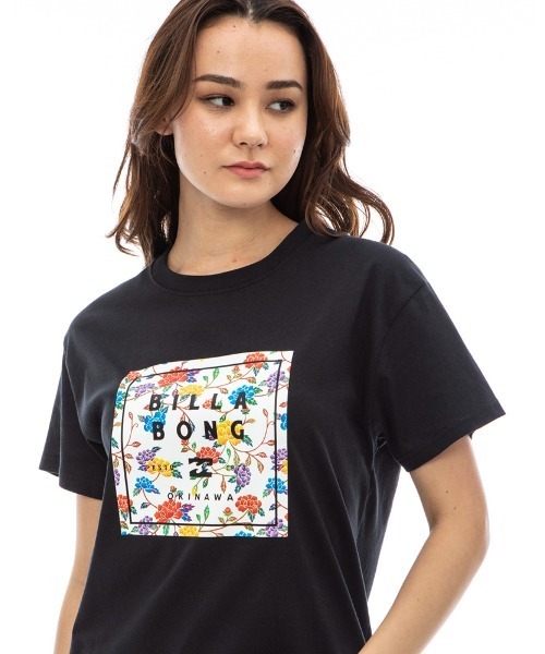 BILLABONG(ビラボン)の「【直営店限定】BILLABONG レディース Tシャツ 【2022年夏モデル】/ビラボン半袖Tシャツ(Tシャツ/カットソー・レディース・ブラック/ライトピンク/ホワイト・MEDIUM/LARGE/X-LARGE)」の2枚目の写真