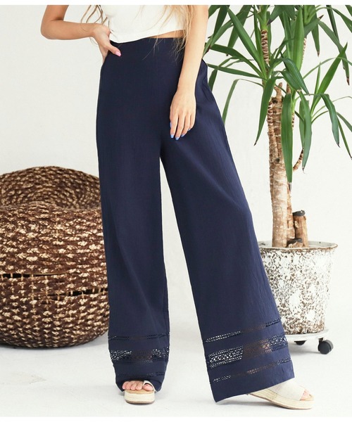 セール 裾ポイントレースワイドパンツ その他パンツ Anap Mimpi アナップミンピ のファッション通販 Zozotown