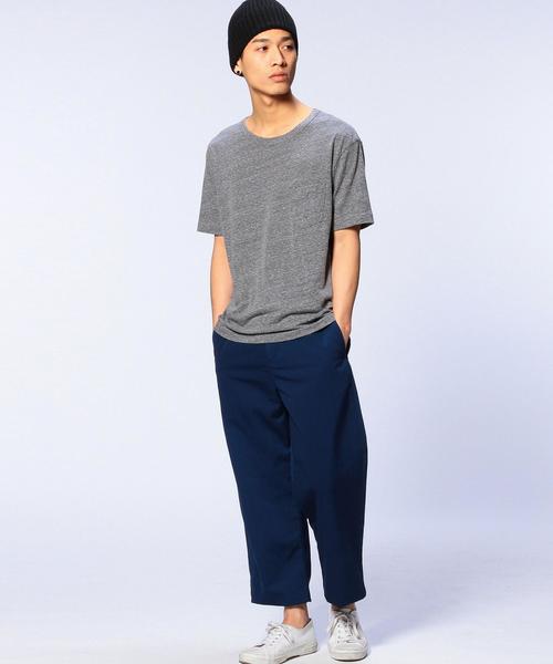UNITED ARROWS（ユナイテッドアローズ）の「UAND ナイロン ワイド チノ∴◆（その他パンツ・メンズ・オリーブ/ネイビー・48/46/42/44/50）」の12枚目の写真