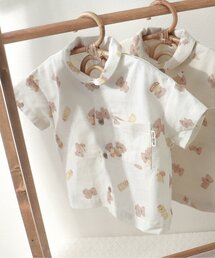 apres les cours | tiny bear 総柄シャツ(シャツ/ブラウス)