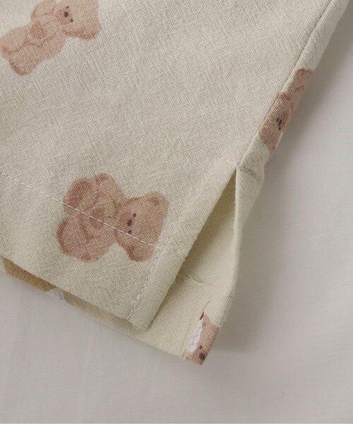 apres les cours（アプレレクール）の「tiny bear 総柄シャツ（シャツ/ブラウス・キッズ・ベージュ/アイボリー・90/100/110/120/80）」の18枚目の写真