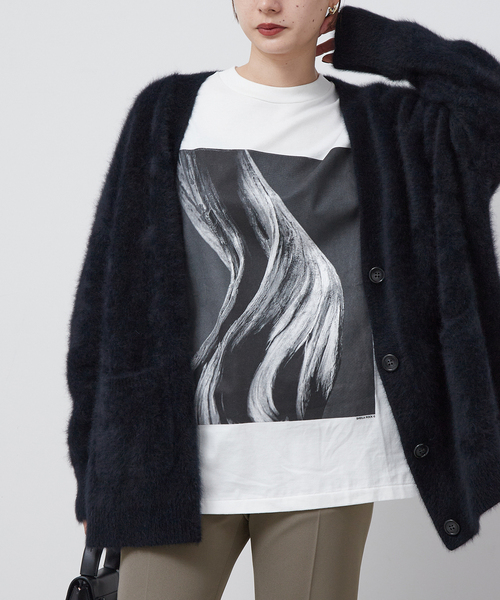 美品 FRAMeWORK JANE SMITH フォトTシャツ ブラック 美品 FRAMeWORK JANE SMITH フォトTシャツ ブラック - トップス本物