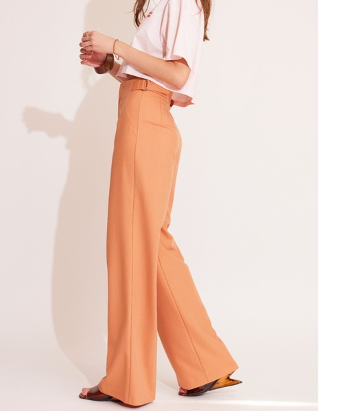 ALEXIA STAM(アリシアスタン)の「Waist Belted Color Pants /ウエストベルテッドカラーパンツ(その他パンツ・レディース・ブラック/パープル/オレンジ・S/M)」の5枚目の写真