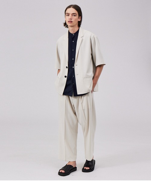 MYSELF ABAHOUSE by つね。(マイセルフアバハウスバイツネ)の「【MYSELF ABAHOUSE by つね。】ZOZOTOWN限定 ルーズシルエット シャツ ジャケット(シャツ/ブラウス・メンズ・チャコールグレー/アイボリー/ピンクベージュ・46/48)」の15枚目の写真