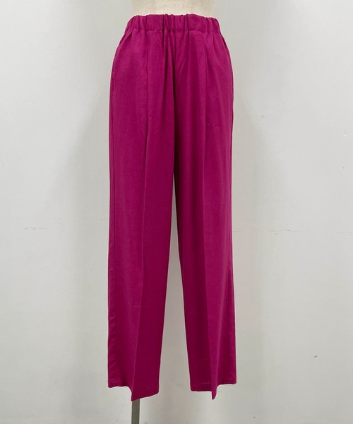 PICCIN（ピッチン）の「リネン混ストレートパンツ（その他パンツ・レディース・ブラック/ピンク/グリーン・M/L）」の11枚目の写真