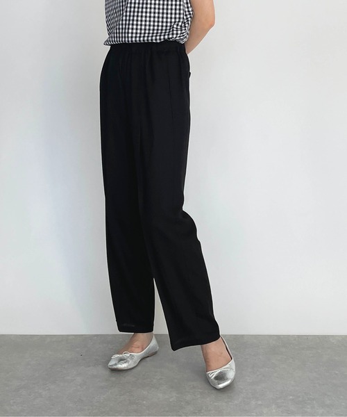 PICCIN（ピッチン）の「リネン混ストレートパンツ（その他パンツ・レディース・ブラック/ピンク/グリーン・M/L）」の13枚目の写真