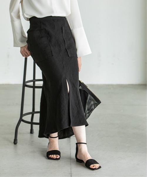 セール】《追加》ドンゴロスAラインスリットスカート2（スカート  