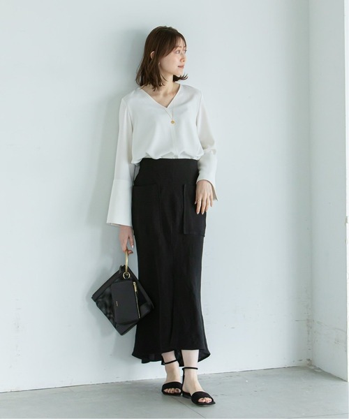 セール】《追加》ドンゴロスAラインスリットスカート2（スカート  