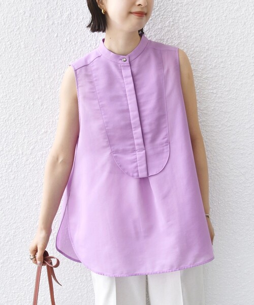 新品、未使用✩︎JUN AND ROPE ホワイト ノースリーブシャツ 新作】【送料無料】 ノースリーブシャツ女性のセクシーな