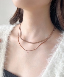 iso | 2連スネークチェーンネックレス/セパレート(ネックレス)
