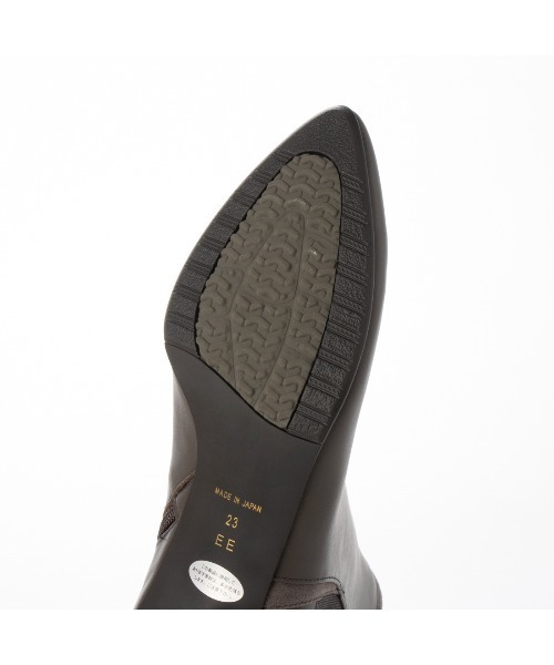 Riz raffinee（リズラフィーネ）の「ポインテッドトゥサイドゴアショートブーツ（ブーツ・レディース・ブラック/アイボリー/グレー・23cm/24cm/23.5cm/24.5cm）」の22枚目の写真