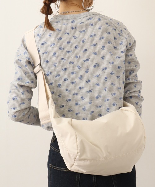 JEMORGAN（ジェーイーモーガン）の「JEMORGAN ワッフルレトロ花柄ラグランロングスリーブＴ（パック入り）（Tシャツ/カットソー・レディース・ホワイト/杢グレー・FREE）」の12枚目の写真