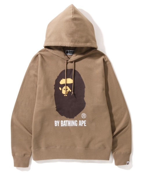 A BATHING APE（アベイシングエイプ）の「BY BATHING APE RELAXED PULLOVER HOODIE M BAPEC（パーカー・メンズ・ブラック/ベージュ/グレー/オリーブ・SMALL/MEDIUM/LARGE/X-LARGE/XX-LARGE）」の4枚目の写真