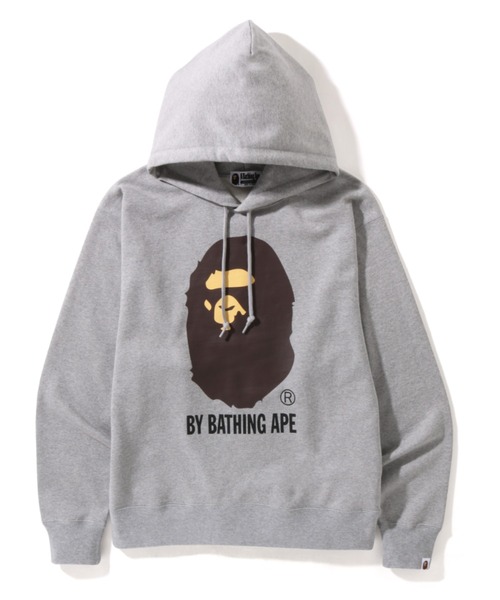 A BATHING APE（アベイシングエイプ）の「BY BATHING APE RELAXED PULLOVER HOODIE M BAPEC（パーカー・メンズ・ブラック/ベージュ/グレー/オリーブ・SMALL/MEDIUM/LARGE/X-LARGE/XX-LARGE）」の3枚目の写真