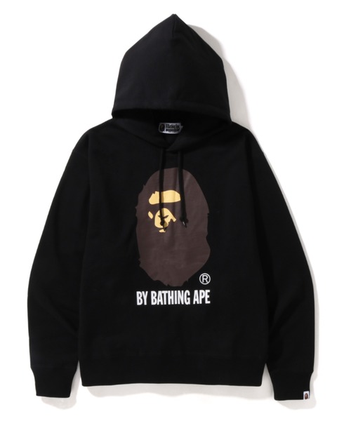 A BATHING APE（アベイシングエイプ）の「BY BATHING APE RELAXED PULLOVER HOODIE M BAPEC（パーカー・メンズ・ブラック/ベージュ/グレー/オリーブ・SMALL/MEDIUM/LARGE/X-LARGE/XX-LARGE）」の2枚目の写真