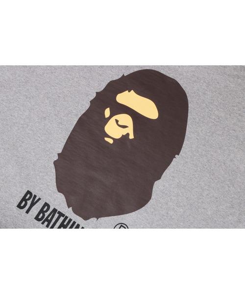 A BATHING APE（アベイシングエイプ）の「BY BATHING APE RELAXED PULLOVER HOODIE M BAPEC（パーカー・メンズ・ブラック/ベージュ/グレー/オリーブ・SMALL/MEDIUM/LARGE/X-LARGE/XX-LARGE）」の6枚目の写真