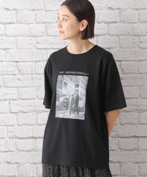 LEPSIM | ユーズド風プリントＴ　122629(Tシャツ/カットソー)