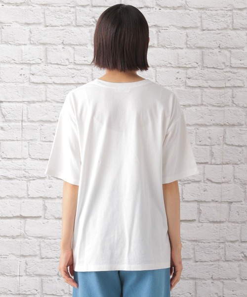 LEPSIM(レプシィム)の「ユーズド風プリントT 122629(Tシャツ/カットソー・レディース・ブラック/グレー/オフホワイト・FREE)」の21枚目の写真