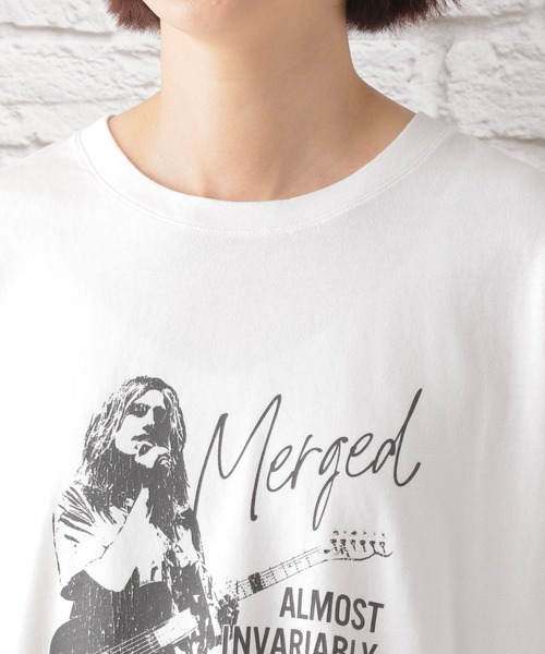 LEPSIM(レプシィム)の「ユーズド風プリントT 122629(Tシャツ/カットソー・レディース・ブラック/グレー/オフホワイト・FREE)」の19枚目の写真