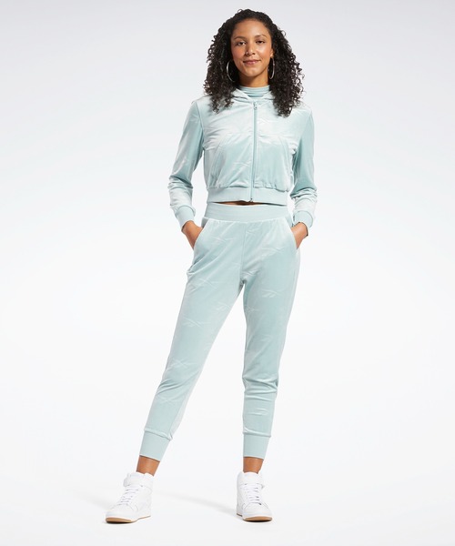 Reebok(リーボック)の「クラシックス エナジー Q4 ベロア パンツ / Classics Energy Q4 Velour Pants(その他パンツ・レディース・グレー/グリーン・SMALL/MEDIUM/LARGE/X-LARGE)」の7枚目の写真