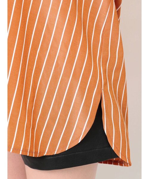EVRIS(エヴリス)の「ストライプ BIG COLLAR シャツ(シャツ/ブラウス・レディース・ホワイト/ブルー/オレンジ・FREE)」の18枚目の写真