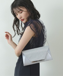 ラメ レター型 3way パーティーバッグ 結婚式 お呼ばれ オケージョン