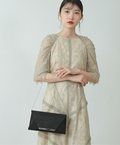 Kana(カナ)の「ラメ レター型 3way パーティーバッグ 結婚式 お呼ばれ オケージョン(ハンドバッグ・レディース・シルバー/ベージュ/ブラック・フリー)」の19枚目の写真