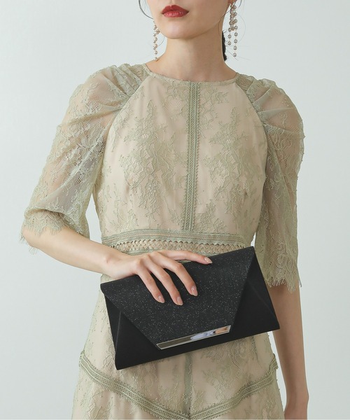Kana(カナ)の「ラメ レター型 3way パーティーバッグ 結婚式 お呼ばれ オケージョン(ハンドバッグ・レディース・シルバー/ベージュ/ブラック・フリー)」の20枚目の写真