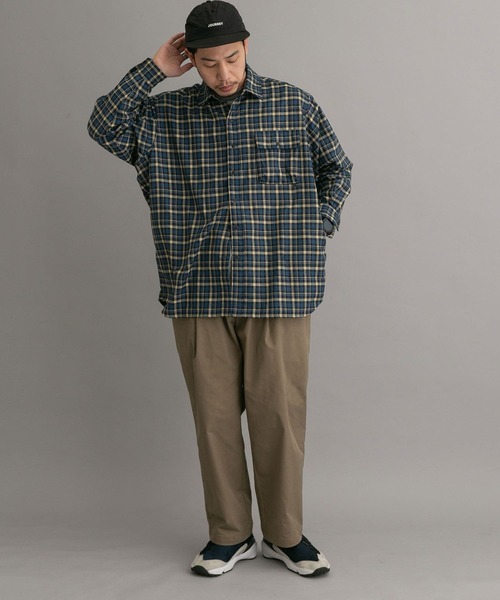 EKAL(エカル)の「EKAL エンジョイルーズパンツ(その他パンツ・メンズ・ネイビー/ベージュ系その他・MEDIUM/LARGE)」の12枚目の写真