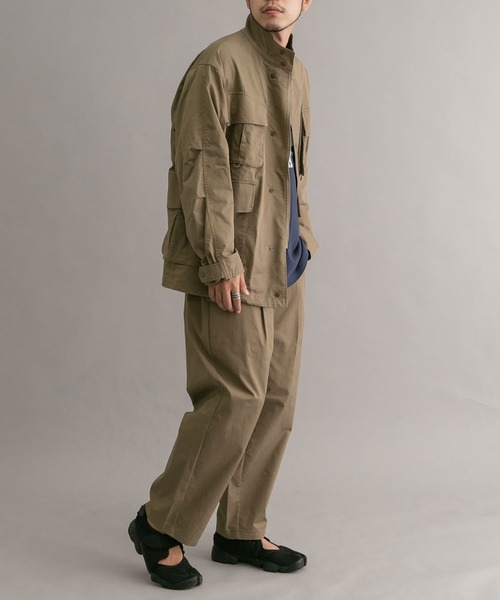 EKAL(エカル)の「EKAL エンジョイルーズパンツ(その他パンツ・メンズ・ネイビー/ベージュ系その他・MEDIUM/LARGE)」の8枚目の写真