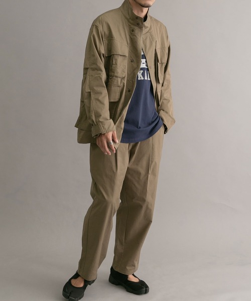 EKAL(エカル)の「EKAL エンジョイルーズパンツ(その他パンツ・メンズ・ネイビー/ベージュ系その他・MEDIUM/LARGE)」の9枚目の写真