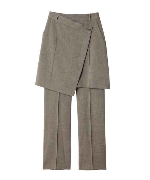 LE CIEL BLUR レイヤードテイラードパンツ セール】レイヤードテイラードパンツ / Layered Tailored Pants