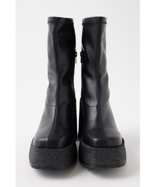 MOUSSY（マウジー）の「CHUNK SOLE STRETCH ブーツ（ブーツ・レディース・ブラック/ブラウン・MEDIUM/LARGE/SMALL）」の7枚目の写真