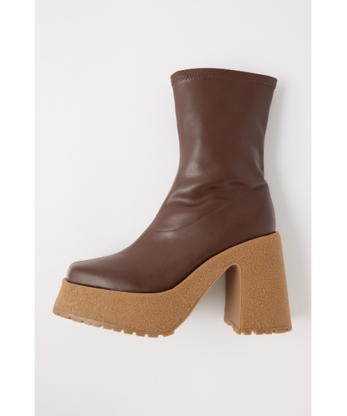 MOUSSY（マウジー）の「CHUNK SOLE STRETCH ブーツ（ブーツ・レディース・ブラック/ブラウン・MEDIUM/LARGE/SMALL）」の13枚目の写真