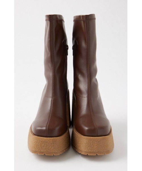 MOUSSY（マウジー）の「CHUNK SOLE STRETCH ブーツ（ブーツ・レディース・ブラック/ブラウン・MEDIUM/LARGE/SMALL）」の16枚目の写真
