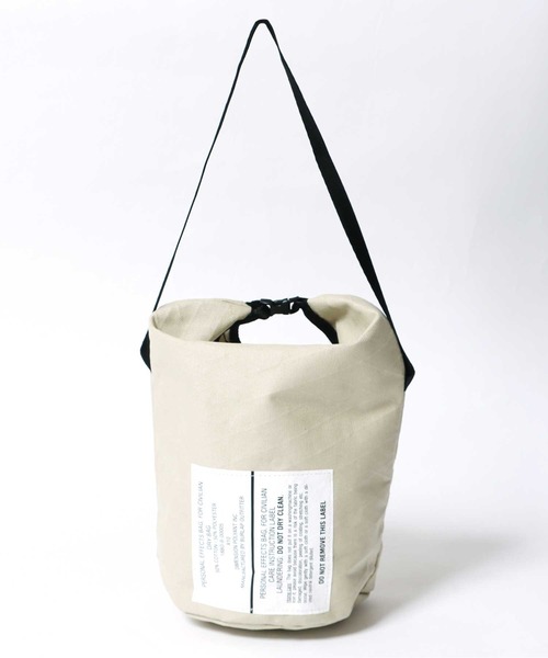 BURLAP OUTFITTER（バーラップアウトフィッター）の「BURLAP OUTFITTER/バーラップアウトフィッター PERSONAL EFFECT BAG ハンドバック 巾着バック（ハンドバッグ・メンズ・アイボリー/ブラック/オリーブ・ONE SIZE）」の5枚目の写真