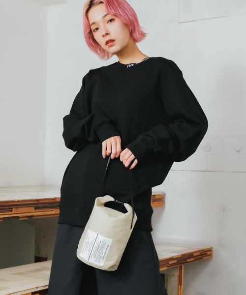 BURLAP OUTFITTER（バーラップアウトフィッター）の「BURLAP OUTFITTER/バーラップアウトフィッター PERSONAL EFFECT BAG ハンドバック 巾着バック（ハンドバッグ・メンズ・アイボリー/ブラック/オリーブ・ONE SIZE）」の17枚目の写真