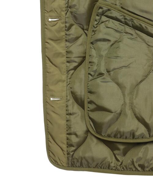 INGNI（イング）の「キルティング／ベスト（ベスト・レディース・ブラック/カーキ/アイボリー・M）」の10枚目の写真