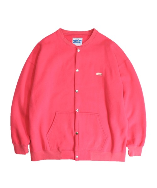 C.E.L.STORE（セルストア）の「GERRY COSBY/ジェリーコスビー EMB LOGO SNAP-UP CREW CARDIGAN刺繍ロゴスナップアップクルーカーディガンユニセックス（カーディガン/ボレロ・メンズ・イエロー/ピンク/ライトグリーン・LARGE/MEDIUM/FREE）」の3枚目の写真