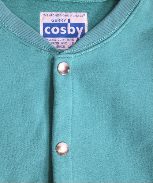 C.E.L.STORE（セルストア）の「GERRY COSBY/ジェリーコスビー EMB LOGO SNAP-UP CREW CARDIGAN刺繍ロゴスナップアップクルーカーディガンユニセックス（カーディガン/ボレロ・メンズ・イエロー/ピンク/ライトグリーン・LARGE/MEDIUM/FREE）」の6枚目の写真