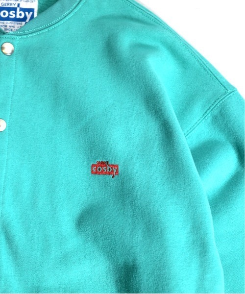 C.E.L.STORE（セルストア）の「GERRY COSBY/ジェリーコスビー EMB LOGO SNAP-UP CREW CARDIGAN刺繍ロゴスナップアップクルーカーディガンユニセックス（カーディガン/ボレロ・メンズ・イエロー/ピンク/ライトグリーン・LARGE/MEDIUM/FREE）」の7枚目の写真