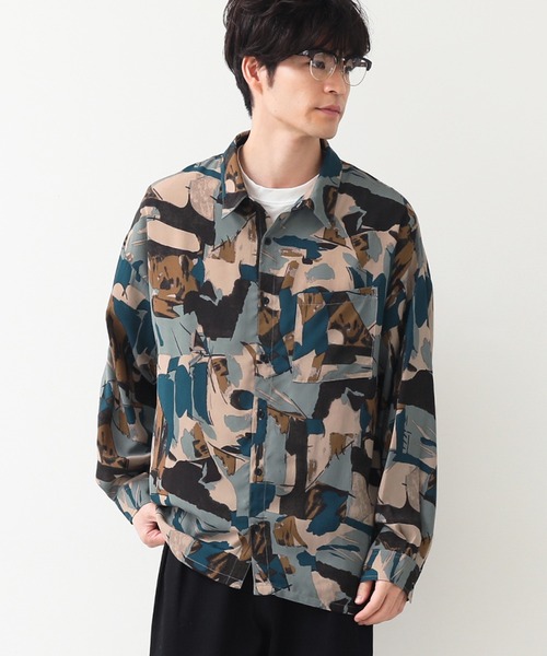 coca(coca)(コカ)の「メンズアソート柄シャツ(シャツ/ブラウス・メンズ・アイボリー/ブラック/ブルー・M/L/XL)」の3枚目の写真