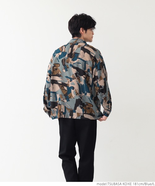 coca(coca)(コカ)の「メンズアソート柄シャツ(シャツ/ブラウス・メンズ・アイボリー/ブラック/ブルー・M/L/XL)」の13枚目の写真